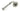 From The Anvil's Pewter Patina Regency Lever on Rose Set (Sprung); #finish_pewter-patina