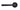 From The Anvil's Black Hammered Newbury Lever on Rose Set (Sprung); #finish_black