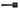 From The Anvil's Matt Black Hammered Newbury Lever on Rose Set (Sprung); #finish_matt-black
