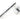 From The Anvil's Polished Chrome Brompton Lever on Rose Set (Sprung); #finish_polished-chrome