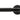 From The Anvil's Black Brompton Lever on Rose Set (Sprung); #finish_black