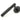 From The Anvil's Matt Black Brompton Lever on Rose Set (Sprung); #finish_matt-black