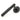 From The Anvil's Matt Black Brompton Lever on Rose Set (Sprung); #finish_matt-black