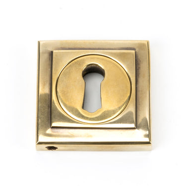 From The Anvil's Aged Brass Round Escutcheon; #finish_aged-brass