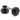 From The Anvil's Black Round Thumbturn Set; #finish_black