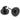 From The Anvil's Black Round Thumbturn Set; #finish_black