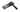 From The Anvil's Black Straight Lever Euro Lock Door Handles; #finish_black