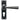 From The Anvil's Black Straight Lever Euro Lock Door Handles; #finish_black