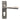 From The Anvil's Antique Pewter Straight Lever Euro Lock Door Handles; #finish_antique-pewter