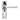 From The Anvil's Polished Chrome Straight Lever Euro Lock Door Handles; #finish_polished-chrome