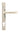 From The Anvil's Polished Nickel Hammered Newbury Slimline Espag. Lock Set; #finish_polished-nickel