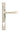 From The Anvil's Polished Nickel Hammered Newbury Slimline Espag. Lock Set; #finish_polished-nickel