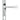 From The Anvil's Polished Chrome Hammered Newbury Slimline Espag. Lock Set; #finish_polished-chrome