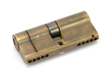 From The Anvil's Aged Brass 5 Pin Euro Cylinder; #finish_aged-brass