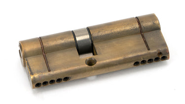 From The Anvil's Aged Brass 5 Pin Euro Cylinder; #finish_aged-brass