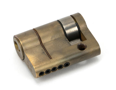 From The Anvil's Aged Brass 5 Pin Single Cylinder; #finish_aged-brass
