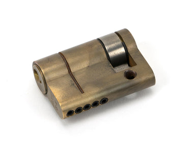 From The Anvil's Aged Brass 5 Pin Single Cylinder; #finish_aged-brass