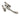From The Anvil's Antique Pewter Night-Vent Locking Peardrop Fastener; #finish_antique-pewter