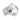 From The Anvil's Satin Chrome Sash Eye Lift; #finish_satin-chrome
