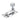 From The Anvil's Polished Chrome Beehive Sash Hook Fastener; #finish_polished-chrome