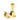 From The Anvil's Polished Brass Brompton Brighton Fastener; #finish_polished-brass
