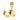 From The Anvil's Polished Brass Prestbury Brighton Fastener; #finish_polished-brass