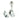 From The Anvil's Polished Chrome Prestbury Brighton Fastener; #finish_polished-chrome