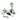 From The Anvil's Satin Chrome Prestbury Brighton Fastener; #finish_satin-chrome