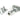 From The Anvil's Satin Chrome Prestbury Brighton Fastener; #finish_satin-chrome