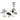From The Anvil's Polished Chrome Beehive Brighton Fastener; #finish_polished-chrome