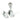 From The Anvil's Satin Chrome Beehive Brighton Fastener; #finish_satin-chrome