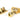 From The Anvil's Polished Brass Mushroom Brighton Fastener; #finish_polished-brass