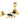 From The Anvil's Polished Brass Mushroom Brighton Fastener; #finish_polished-brass