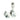 From The Anvil's Polished Chrome Mushroom Brighton Fastener; #finish_polished-chrome