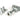 From The Anvil's Satin Chrome Mushroom Brighton Fastener; #finish_satin-chrome