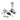 From The Anvil's Satin Chrome Mushroom Brighton Fastener; #finish_satin-chrome