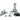From The Anvil's Satin Chrome Brompton Brighton Fastener; #finish_satin-chrome