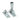 From The Anvil's Satin Chrome Brompton Brighton Fastener; #finish_satin-chrome