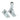 From The Anvil's Satin Chrome Prestbury Brighton Fastener; #finish_satin-chrome