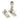 From The Anvil's Polished Nickel Beehive Brighton Fastener; #finish_polished-nickel
