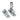 From The Anvil's Satin Chrome Beehive Brighton Fastener; #finish_satin-chrome