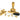 From The Anvil's Polished Brass Mushroom Brighton Fastener; #finish_polished-brass