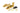 From The Anvil's Polished Brass Brompton Quadrant Fastener - Narrow; #finish_polished-brass