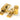 From The Anvil's Polished Brass Brompton Quadrant Fastener - Narrow; #finish_polished-brass