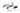From The Anvil's Polished Chrome Brompton Quadrant Fastener - Narrow; #finish_polished-chrome