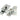 From The Anvil's Satin Chrome Brompton Quadrant Fastener - Narrow; #finish_satin-chrome