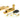 From The Anvil's Polished Brass Prestbury Quadrant Fastener - Narrow; #finish_polished-brass