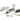 From The Anvil's Satin Chrome Prestbury Quadrant Fastener - Narrow; #finish_satin-chrome