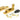 From The Anvil's Polished Brass Beehive Quadrant Fastener - Narrow; #finish_polished-brass