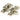 From The Anvil's Polished Nickel Beehive Quadrant Fastener - Narrow; #finish_polished-nickel